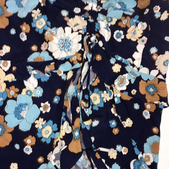 For love and lemons magnolia shirred midi skirt XS